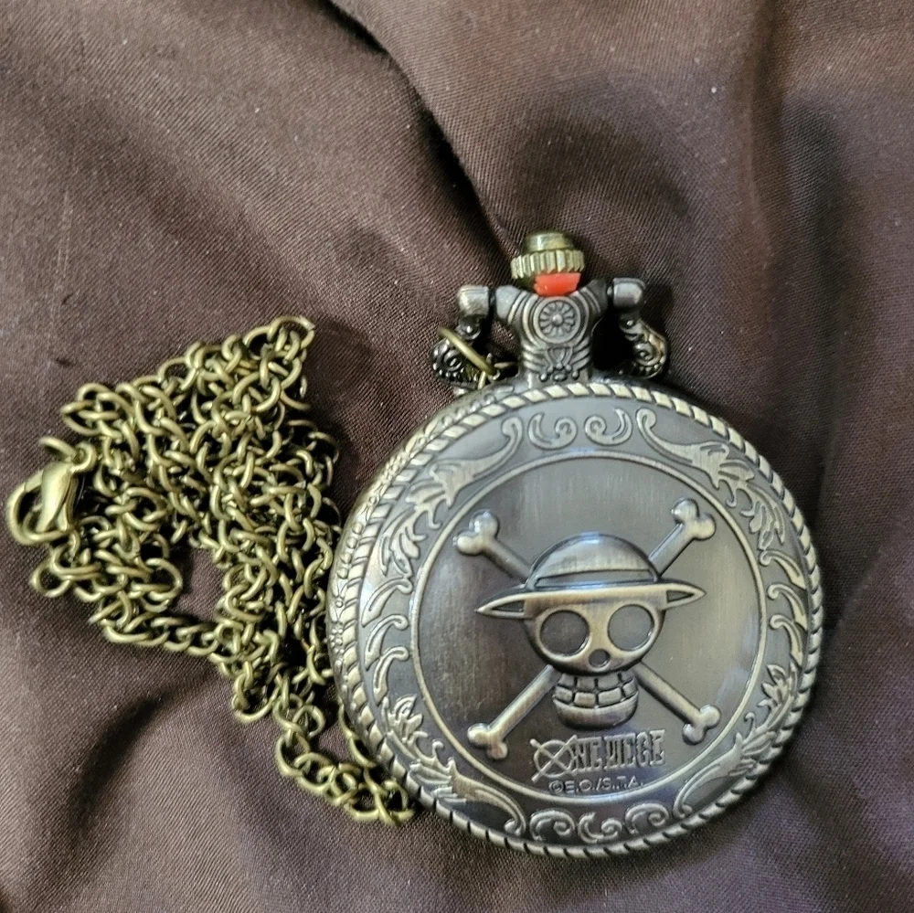 New Skull & Bones Pocket Watch Unisex